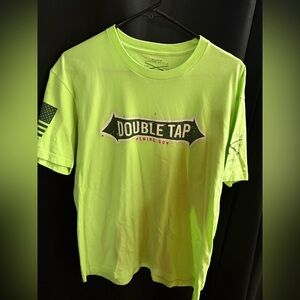 Double Tap Neon Green T-Shirt